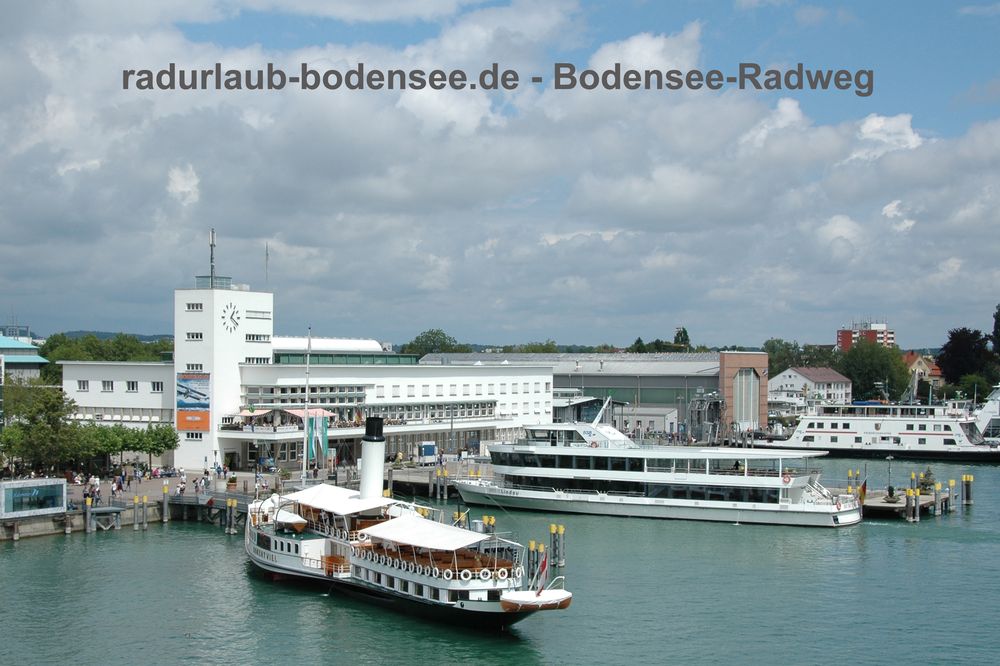 Radurlaub Bodensee - Radweg in Friedrichshafen