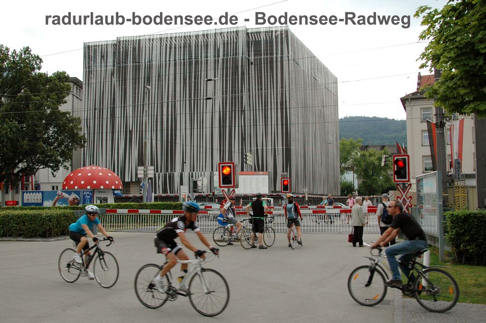 Radurlaub Bodensee - Bodensee-Radweg in Bregenz