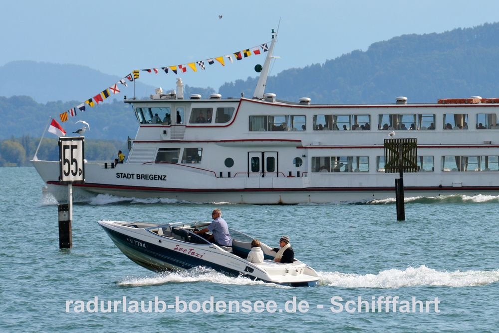 Schifffahrt am Bodensee - MS Stadt Bregenz
