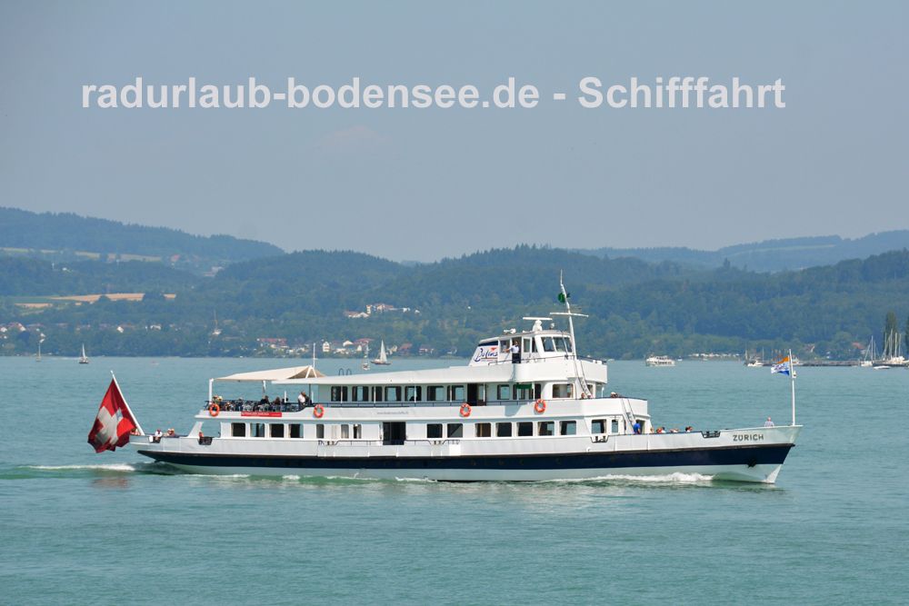 Schifffahrt am Bodensee - MS Zürich