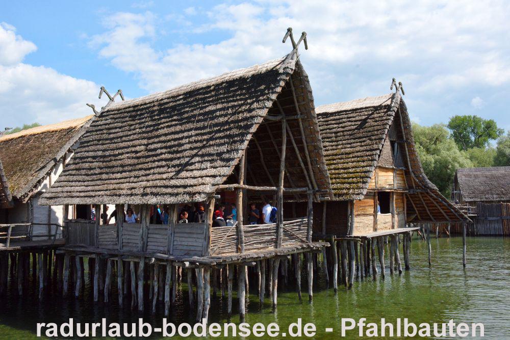 Radurlaub am Bodensee - Die Pfahlbauten in Unteruhldingen