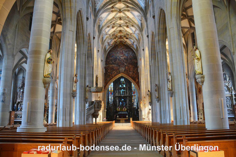 Radurlaub am Bodensee - Das Münster St. Nikolaus in Überlingen